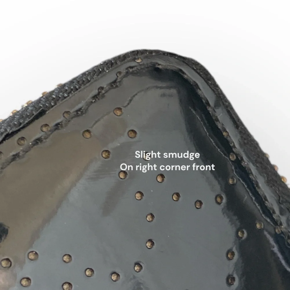 KATE SPADE New York Meto Spade Neda Zip Around Wallet Black Patent Leat… 8 x 4